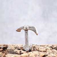 1 Piece 304 Stainless Steel Axe Pendant main image 3