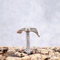 1 Piece 304 Stainless Steel Axe Pendant sku image 2