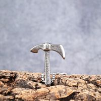 1 Piece 304 Stainless Steel Axe Pendant main image 6