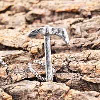 1 Piece 304 Stainless Steel Axe Pendant main image 1