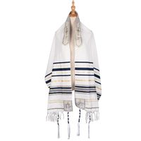 Unisex Vintage Style Ethnic Style Classic Style Stripe Polyester Scarf Kerchief sku image 6