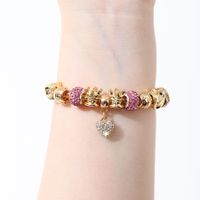 Vintage Style Simple Style Color Block Alloy Plating Inlay Rhinestones Zircon Gold Plated Women's Bracelets main image 3