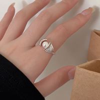 Sterling Silver Casual Plating Geometric Rings main image 6