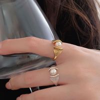 Sterling Silver Casual Plating Geometric Rings main image 8
