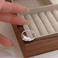 Sterling Silver Casual Plating Geometric Rings main image 4