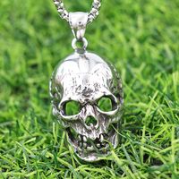 1 Piece 304 Stainless Steel Skull Pendant main image 8