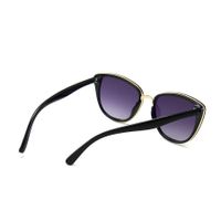 Vacation Simple Style Solid Color Leopard Ac Cat Eye Full Frame Women's Sunglasses main image 2