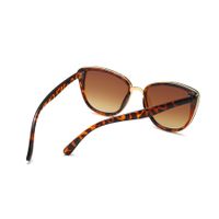 Vacation Simple Style Solid Color Leopard Ac Cat Eye Full Frame Women's Sunglasses main image 6
