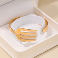 IG Style Modern Style Cool Style Fork Alloy Women's Bangle main image 3