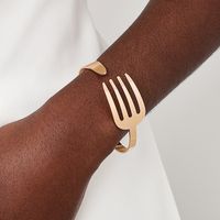 Estilo IG Estilo Moderno Estilo De Moda Tenedor Aleación Mujeres Brazalete main image 1