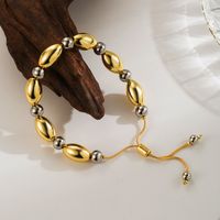 Imitation Pearl Copper 18K Gold Plated IG Style Classic Style Beaded Round Bracelets main image 5
