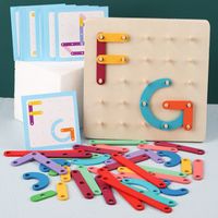 Puzzles Toddler(3-6years) Letter Wood Toys sku image 1