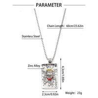 Simple Style Cross Clown Retro Angel Zinc Alloy 201 Stainless Steel Polishing Plating Men's Necklace main image 2