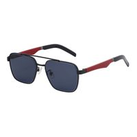 Retro Streetwear Solid Color Pc Square Full Frame Men's Sunglasses sku image 2