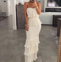 Women's Regular Dress Sexy V Neck Printing Sleeveless Solid Color Maxi Long Dress Daily Party Date main image 5