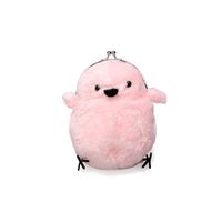 Small Plush Animal Oval Buckle Crossbody Bag main image 4