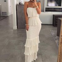 Women's Regular Dress Sexy V Neck Printing Sleeveless Solid Color Maxi Long Dress Daily Party Date main image 1