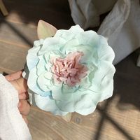 Sweet Simple Style Flower Raw Silk Hair Clip 1 Piece sku image 9