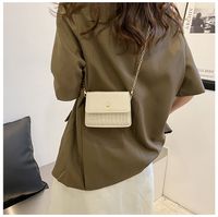 Women's Medium Pu Leather Solid Color Basic Flip Cover Shoulder Bag main image 4