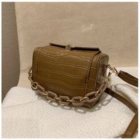 Women's Small Pu Leather Solid Color Vintage Style Flip Cover Shoulder Bag sku image 4