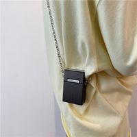 Women's Small Plastic Solid Color Streetwear Lock Clasp Box Bag main image 2