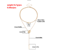 Wholesale Jewelry Elegant Retro Geometric Alloy Long Necklace sku image 1