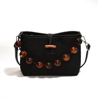 Women's Small Pu Leather Solid Color Streetwear Square Magnetic Buckle Shoulder Bag sku image 3