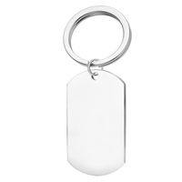 Simple Style Geometric Stainless Steel Unisex Bag Pendant Keychain sku image 1