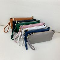 Women's Small Pu Leather Solid Color Basic Classic Style Zipper Phone Wallets main image 1