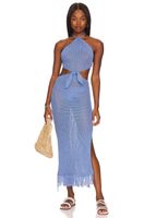 Women's Vacation Halter Neck Sleeveless Solid Color main image 2
