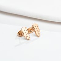 1 Pair Sweet Simple Style Animal Polishing 304 Stainless Steel 18K Gold Plated Ear Studs sku image 11