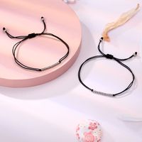 Simple Style Classic Style Solid Color 304 Stainless Steel Drawstring Bracelets In Bulk main image 3