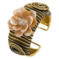 Rétro Style Classique Fleur Alliage Placage Femmes Bracelet sku image 6