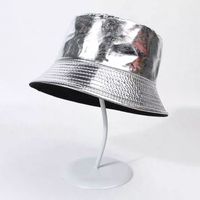 Unisex Casual Streetwear Solid Color Wide Eaves Bucket Hat main image 1