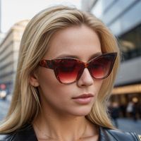 Casual Vacation Solid Color Ac Cat Eye Full Frame Women's Sunglasses main image 1