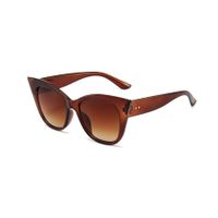 Casual Vacation Solid Color Ac Cat Eye Full Frame Women's Sunglasses main image 6