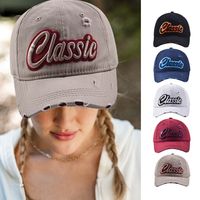 Unisex Embroidery Vintage Style Simple Style Letter Curved Eaves Baseball Cap main image 1