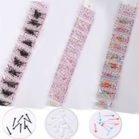 100 PCS/Package Basic Modern Style Classic Style Solid Color Plastic Ear Studs main image 1