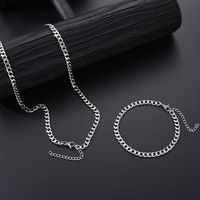 Simple Style Streetwear Geometric Alloy Unisex Bracelets Necklace main image 3