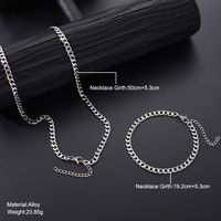 Simple Style Streetwear Geometric Alloy Unisex Bracelets Necklace main image 2