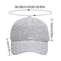 Adults Casual Retro Flower Curved Eaves Baseball Cap main image 2