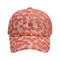 Adults Casual Retro Flower Curved Eaves Baseball Cap main image 5