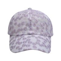 Adults Casual Retro Flower Curved Eaves Baseball Cap main image 7