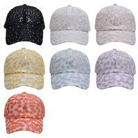 Adults Casual Retro Flower Curved Eaves Baseball Cap main image 9