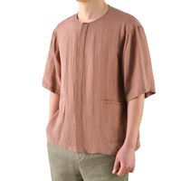 Men's Solid Color Simple Style Round Neck Half Sleeve Loose Men's T-shirt main image 2
