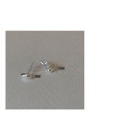 1 Pair Simple Style Geometric Plating Inlay Sterling Silver Pearl Ear Studs main image 2