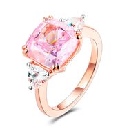 Sterling Silver Simple Style Classic Style Inlay Solid Color Lab-grown Gemstone Rings sku image 13