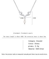 Casual Geometric Sterling Silver Chain Women's Pendant Necklace main image 2