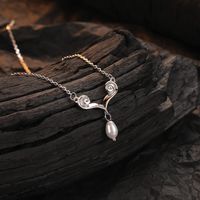 Casual Geometric Sterling Silver Chain Women's Pendant Necklace main image 1