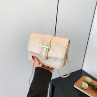 Women's Pu Leather Marble Classic Style Flip Cover Shoulder Bag main image 4